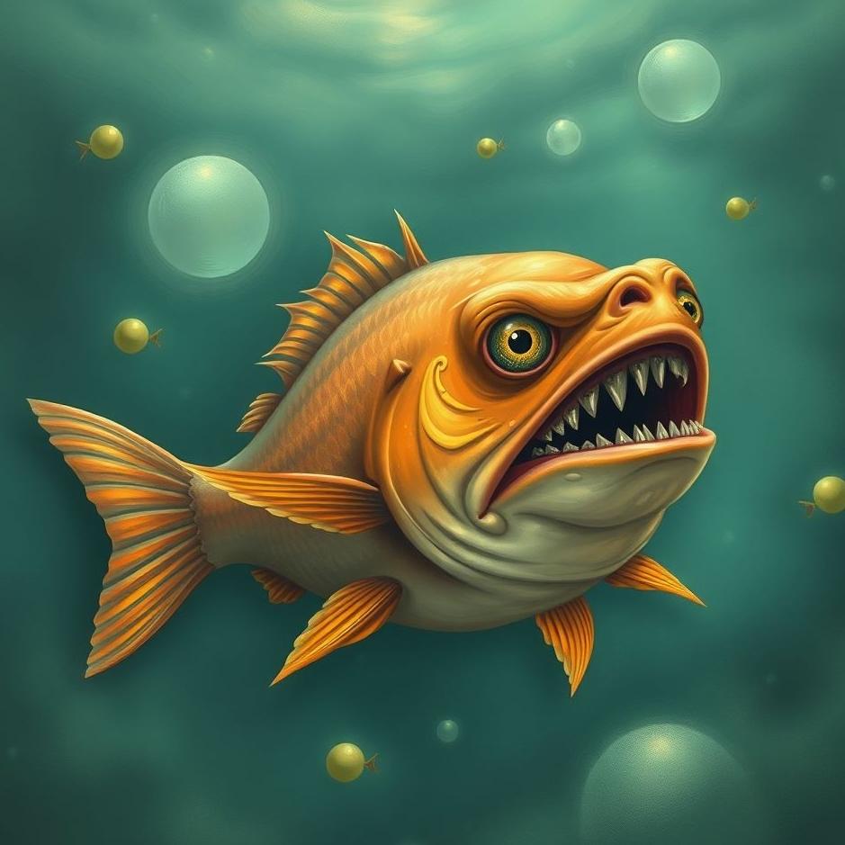 Dream : Angry fish in a dream