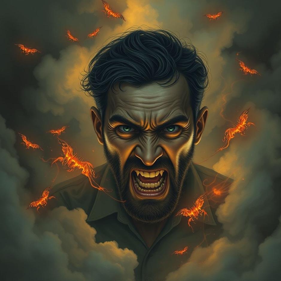 Dream : Angry man in a dream