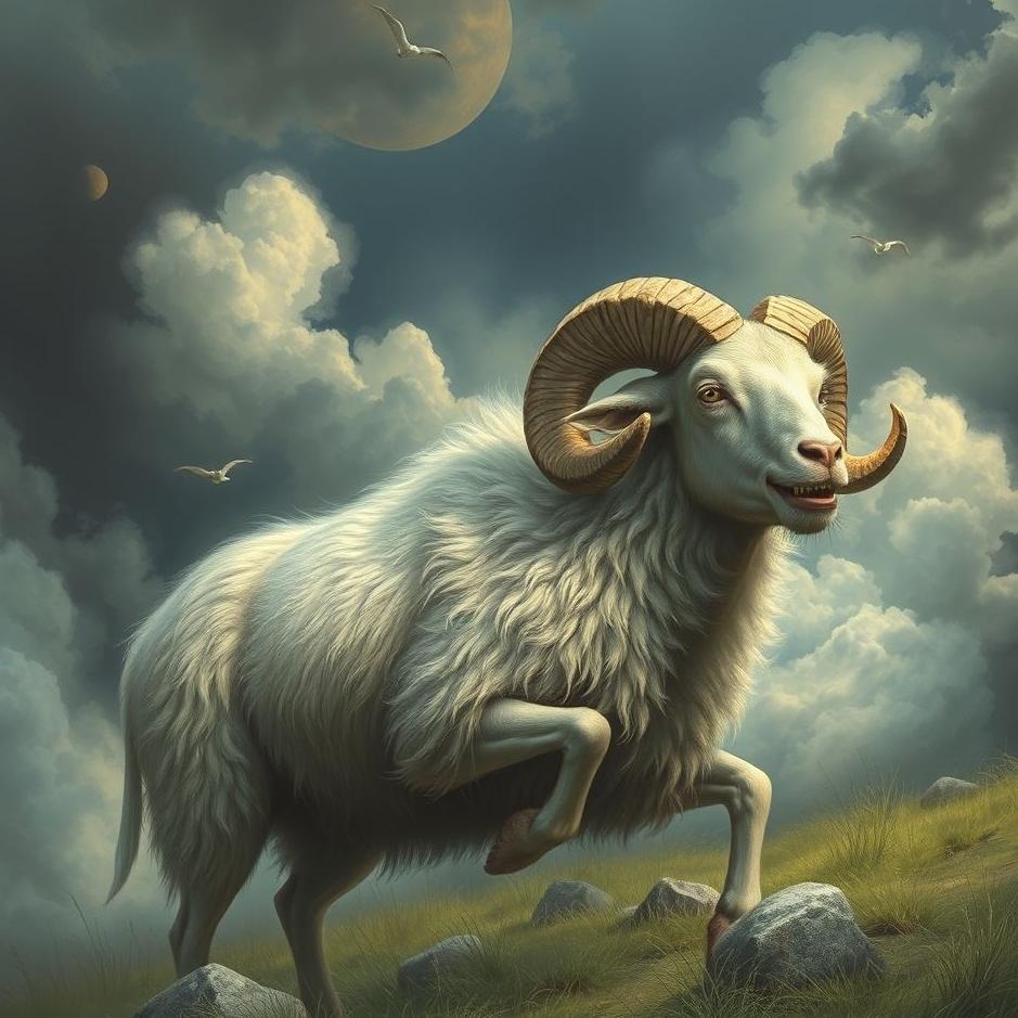 Dream : Angry ram in a dream