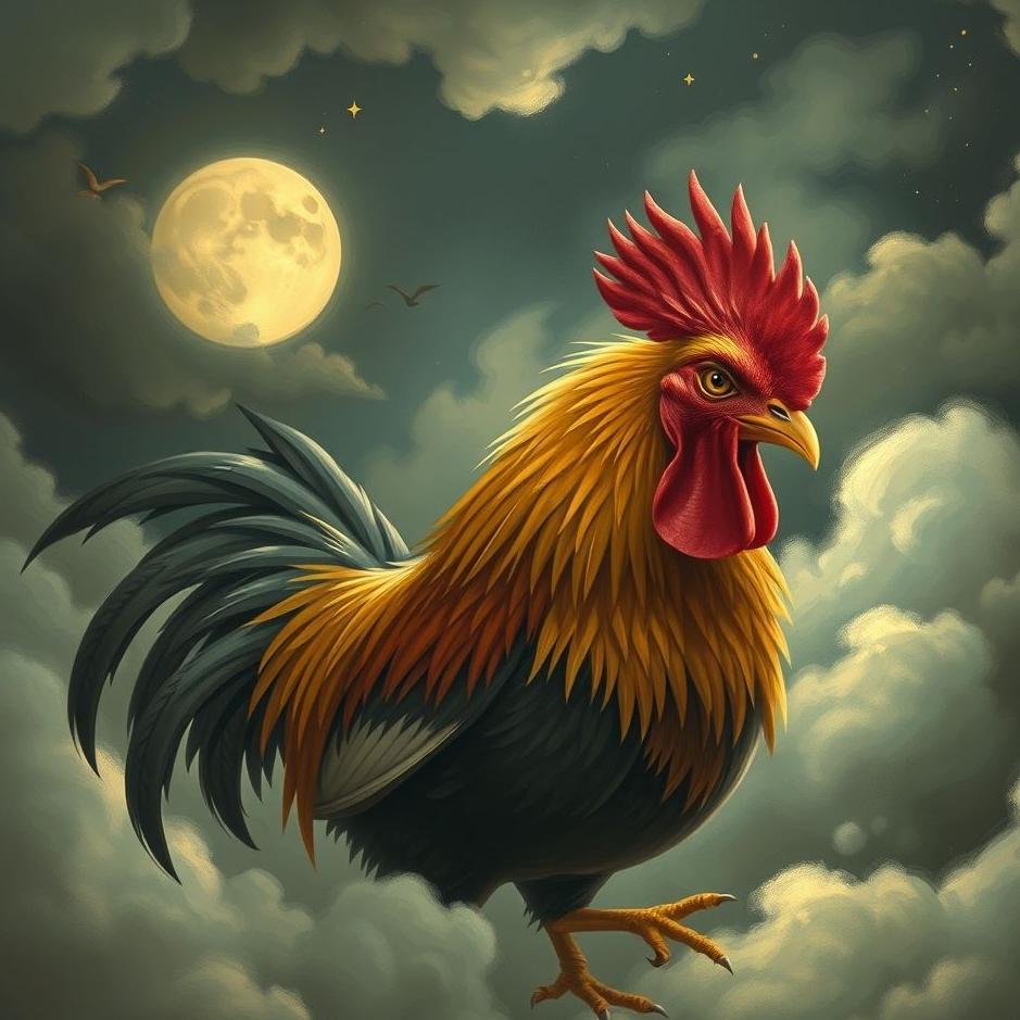 Dream : Angry rooster in a dream