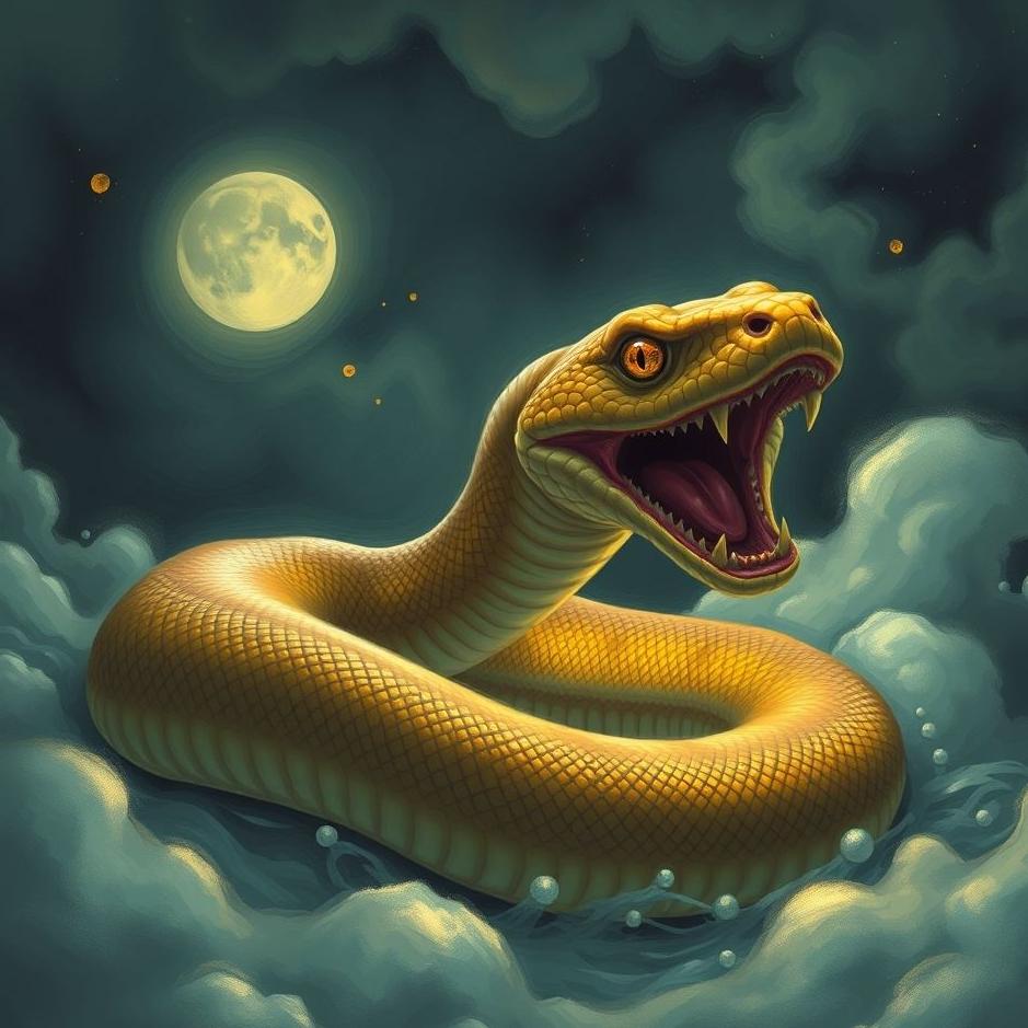 Dream : Angry snake in a dream