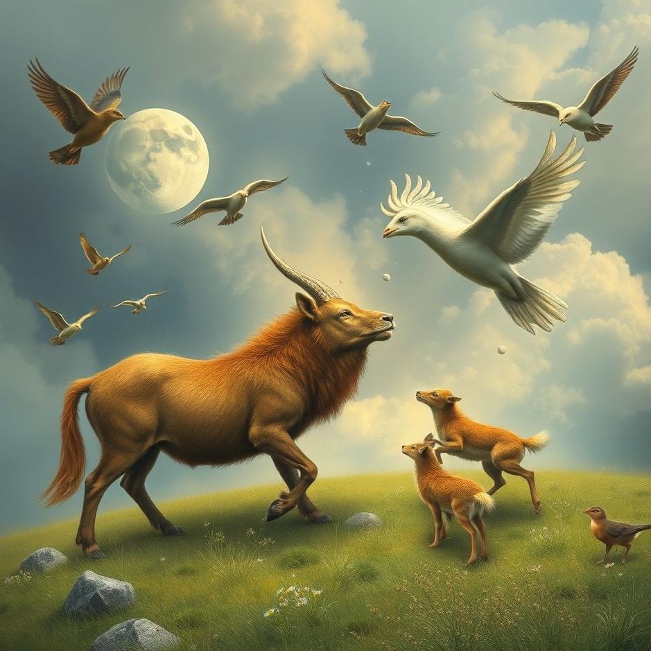 Dream : Animals changing in a dream