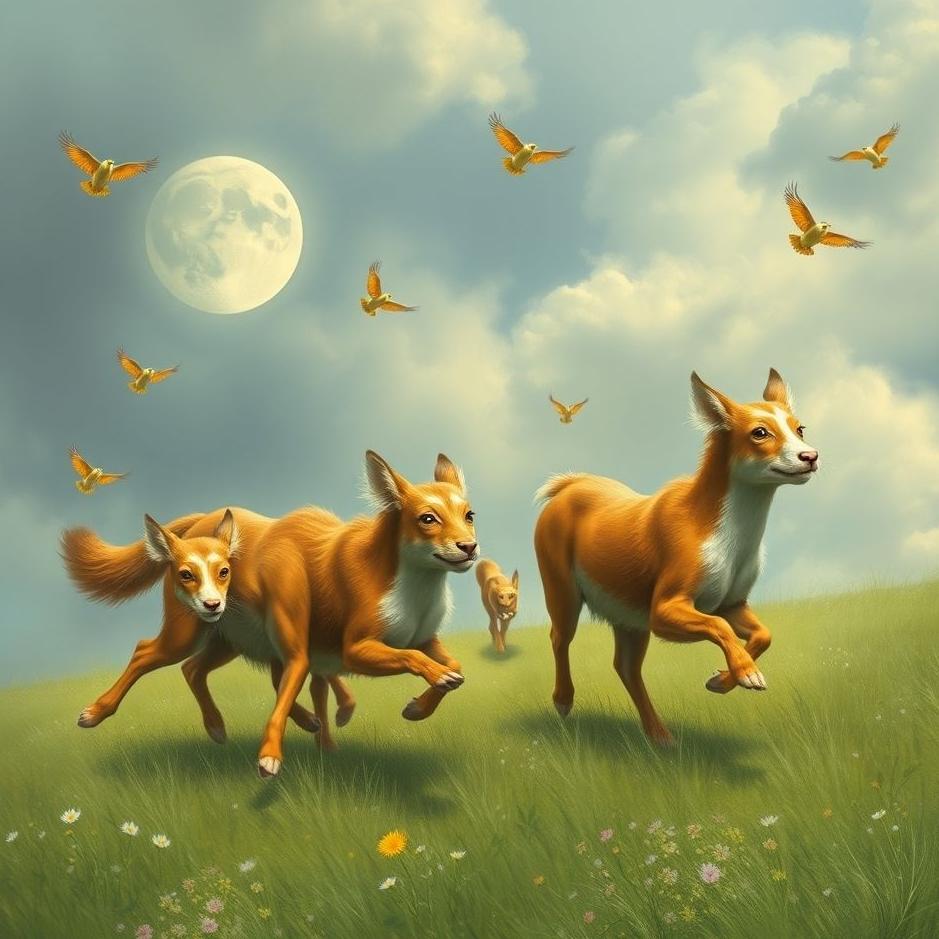 Dream : Animals running away in a dream