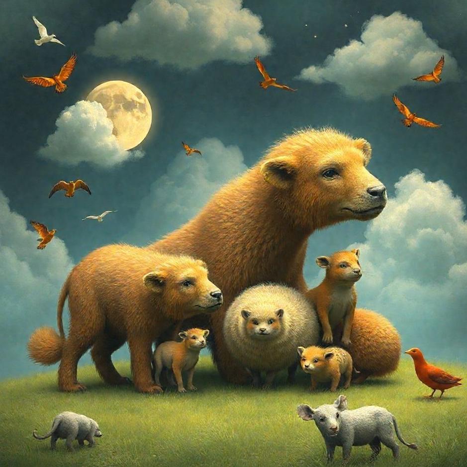 Dream : Animals shrinking in a dream