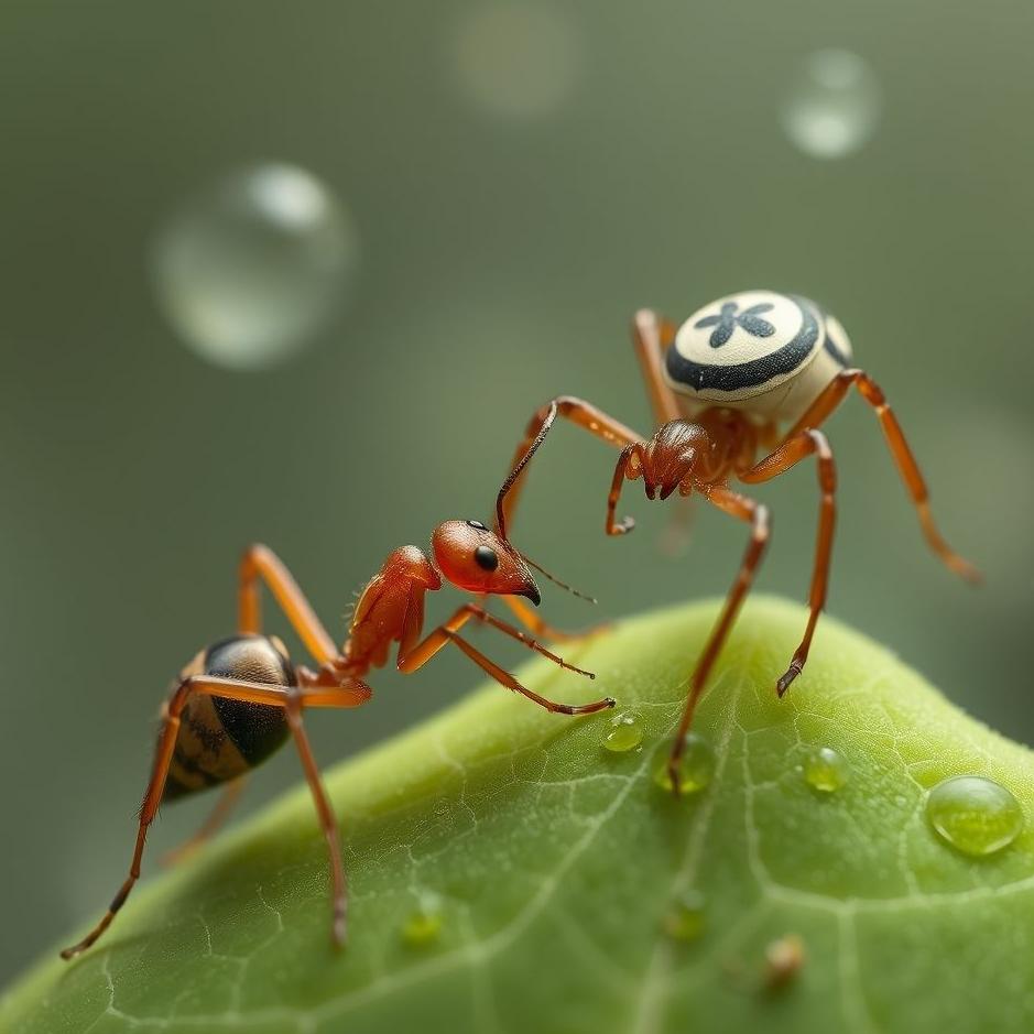 Dream : Ant and a spider in a dream