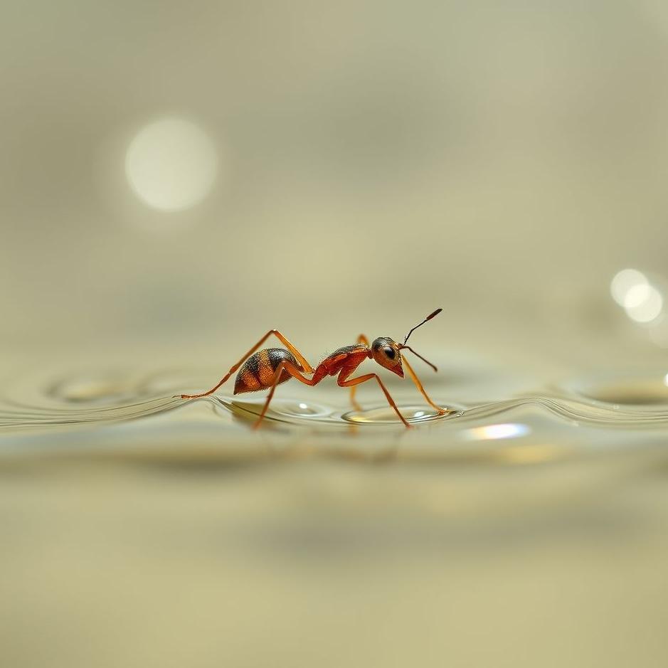 Dream : Ant in water in a dream