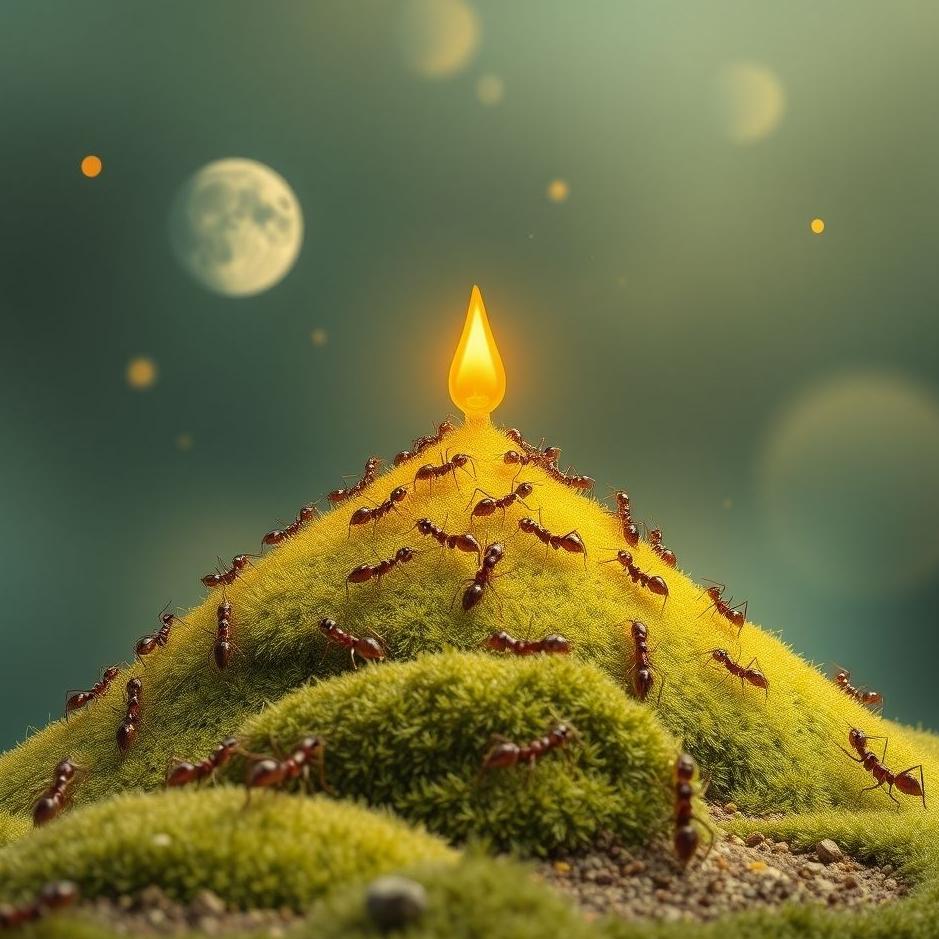 Dream : Ants and anthills in a dream