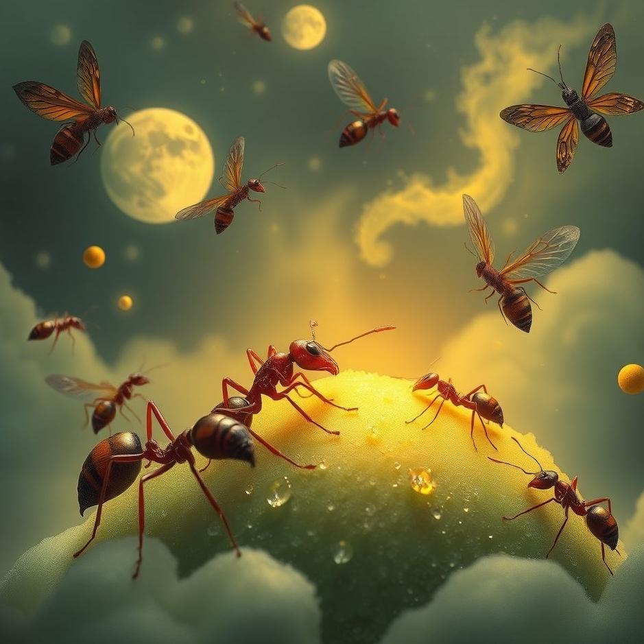 Dream : Ants and insects in a dream