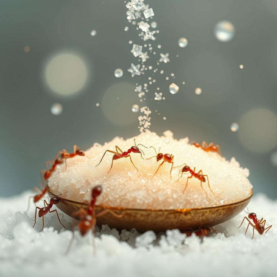 Dream : Ants and sugar in a dream
