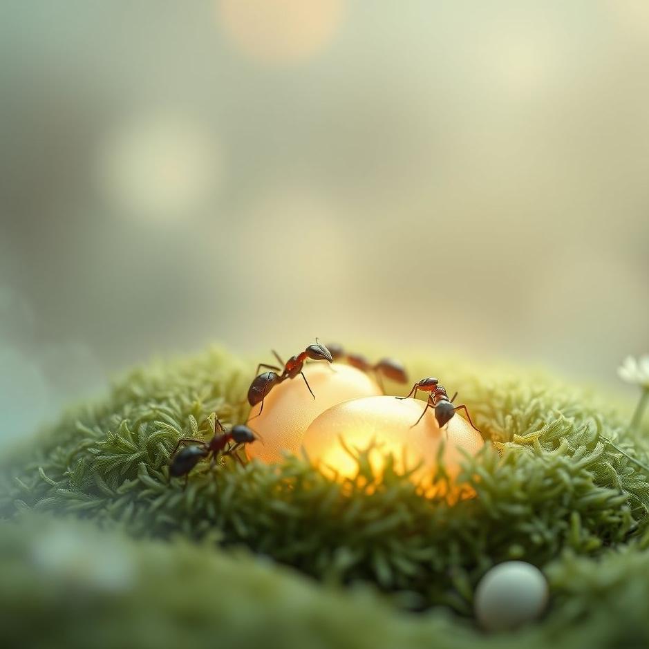 Dream : Ants and their eggs in a dream