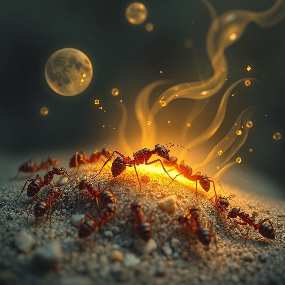 Dream : Ants being crushed in a dream