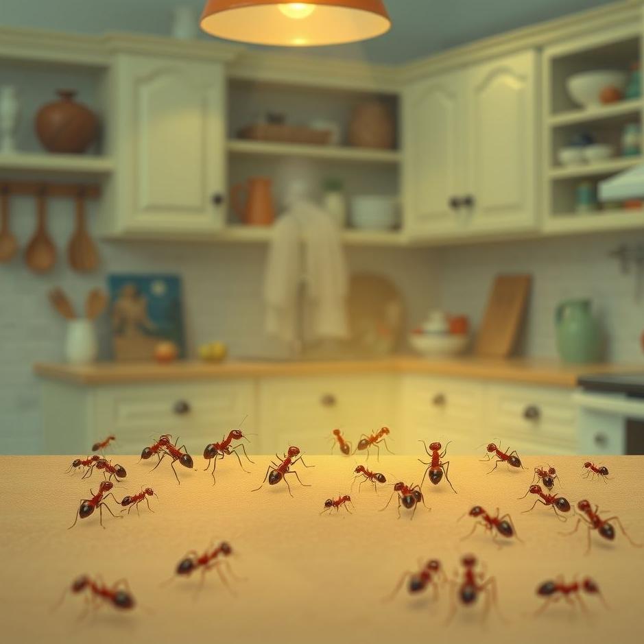 Dream : Ants in the kitchen in a dream