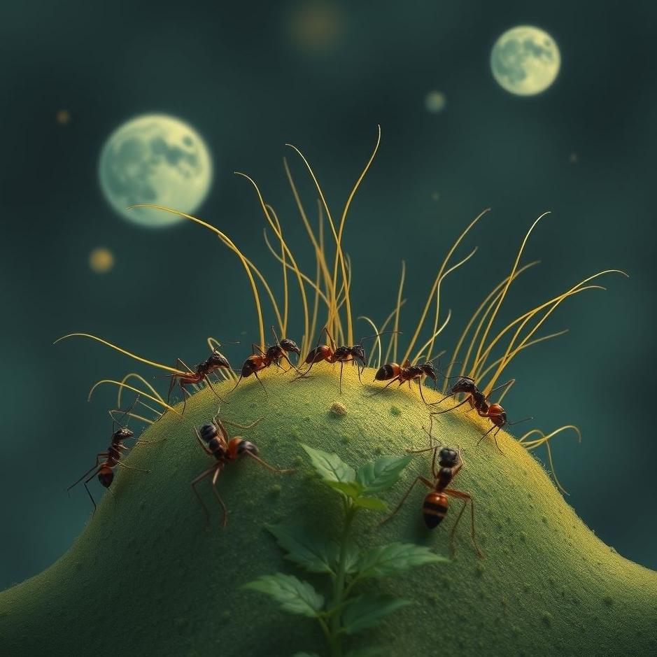Dream : Ants on the roots of your hair in a dream