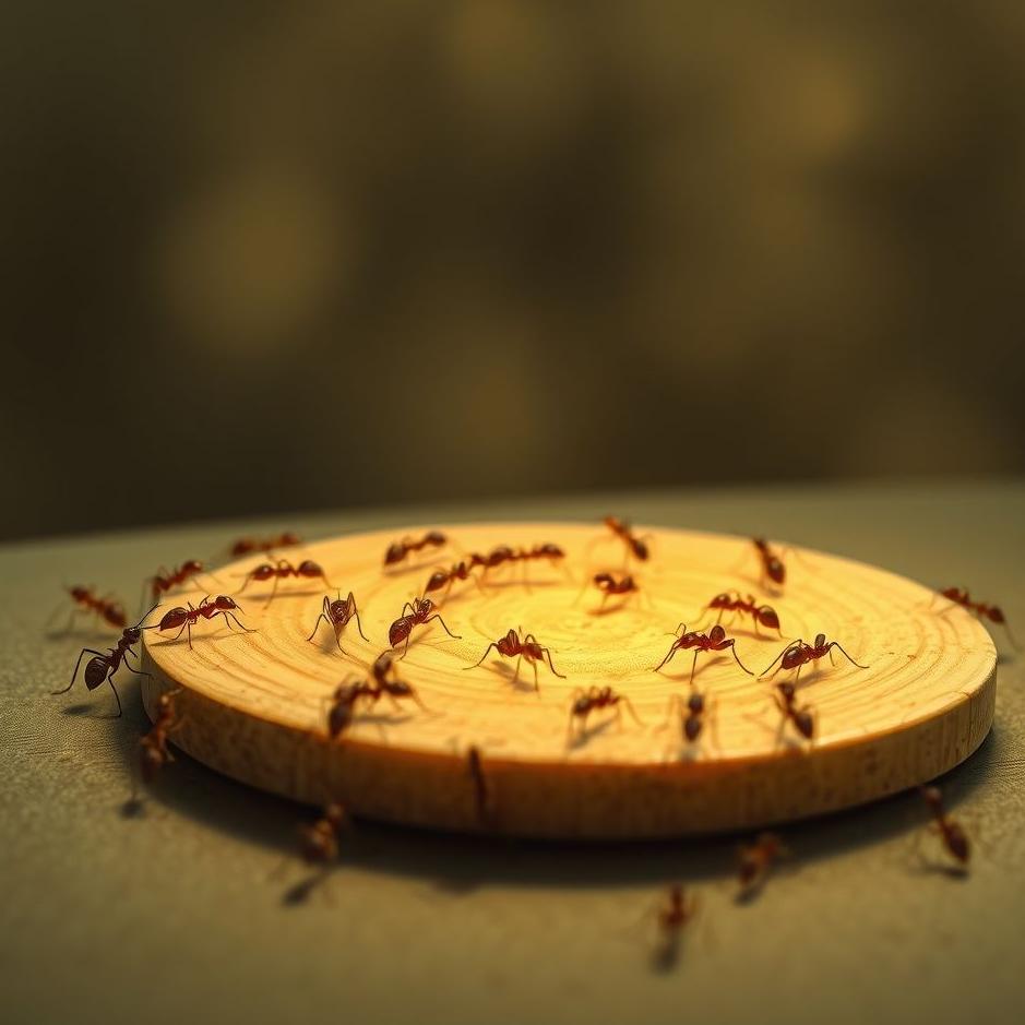 Dream : Ants on the table in a dream