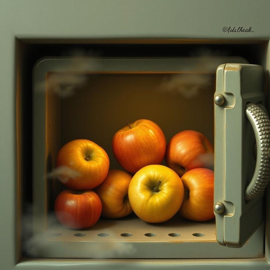 Dream : Apples in a safe in a dream