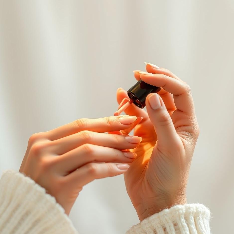 Dream : Applying and wiping nail polish in a dream