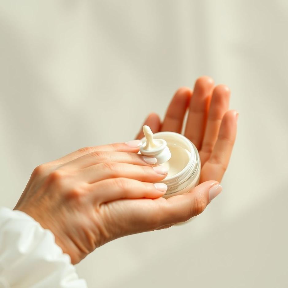 Dream : Applying cream in a dream