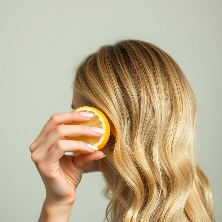 Dream : Applying lemon to hair in a dream