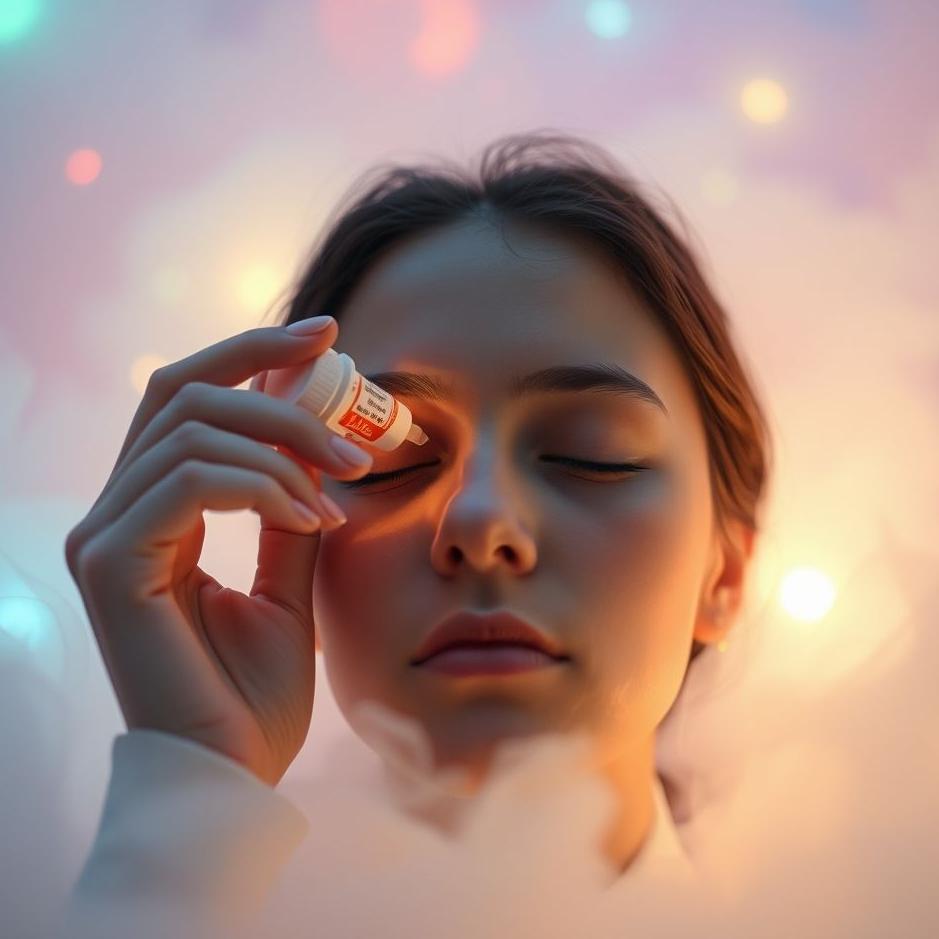 Dream : Applying medicine to your eyes in a dream