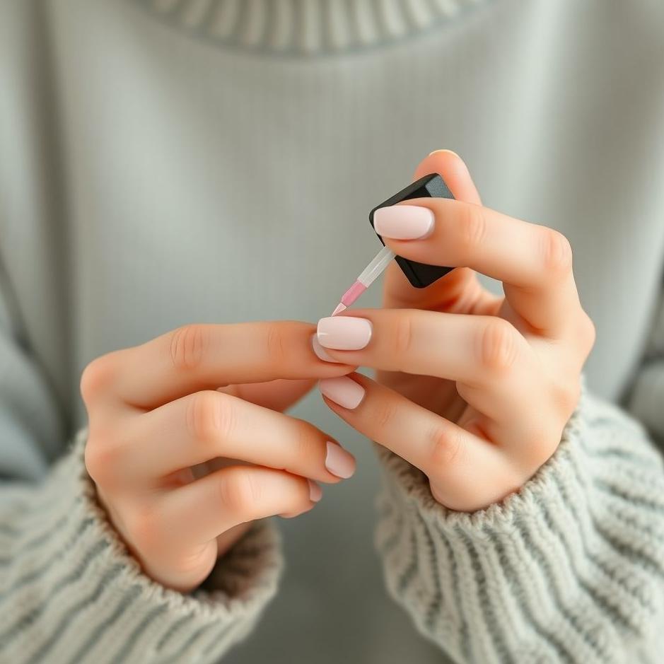 Dream : Applying nail polish to finger