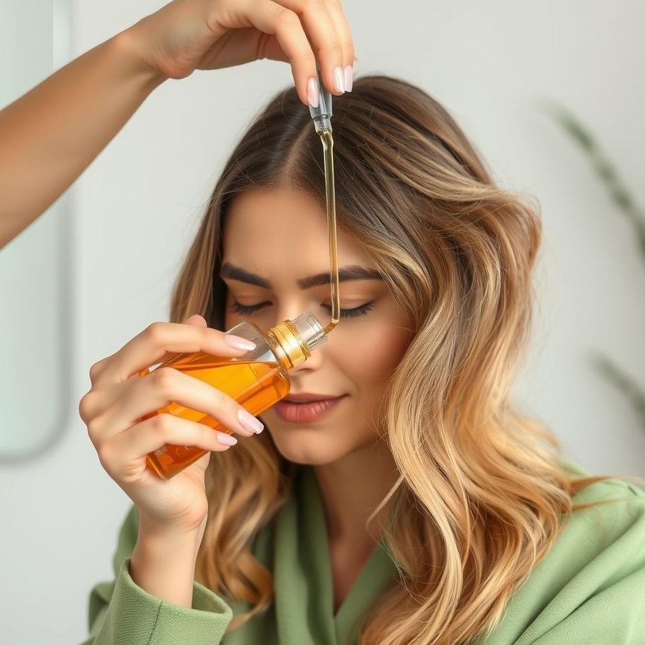 Dream : Applying oil to hair