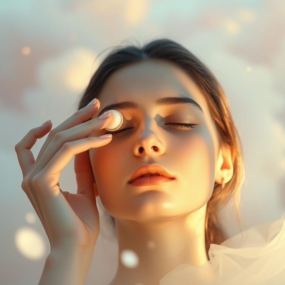 Dream : Applying ointment to the eyes in a dream