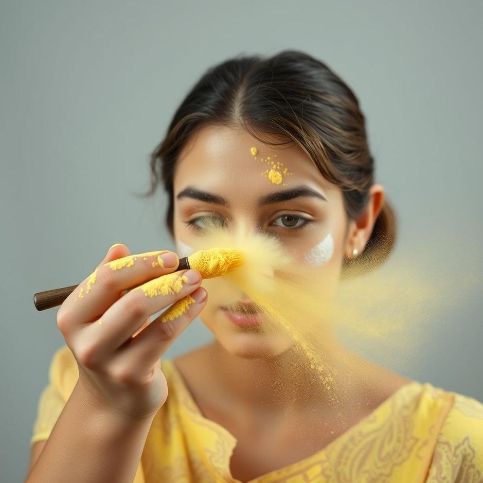 Dream : Applying powder in a dream