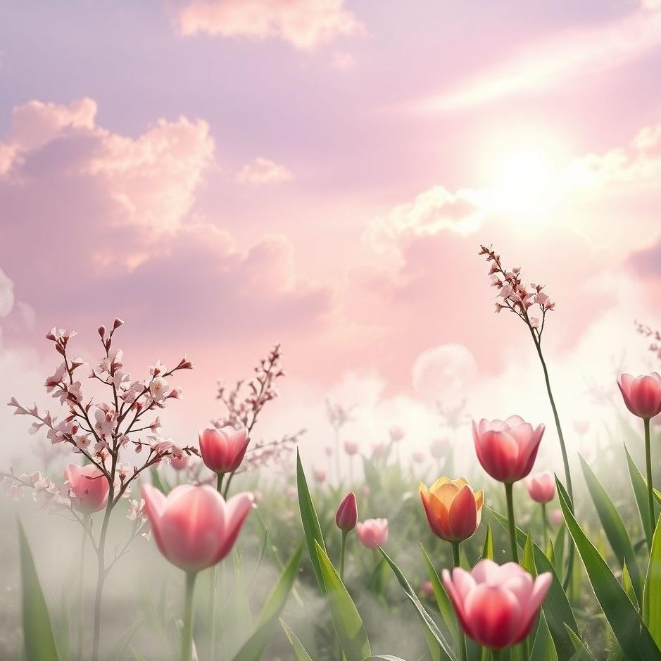 Dream : April picture in a dream