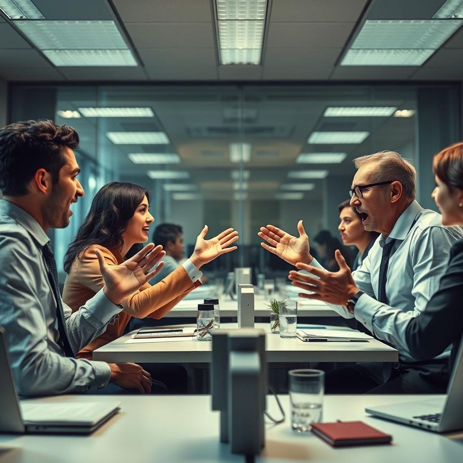 Dream : Arguing at work in a dream