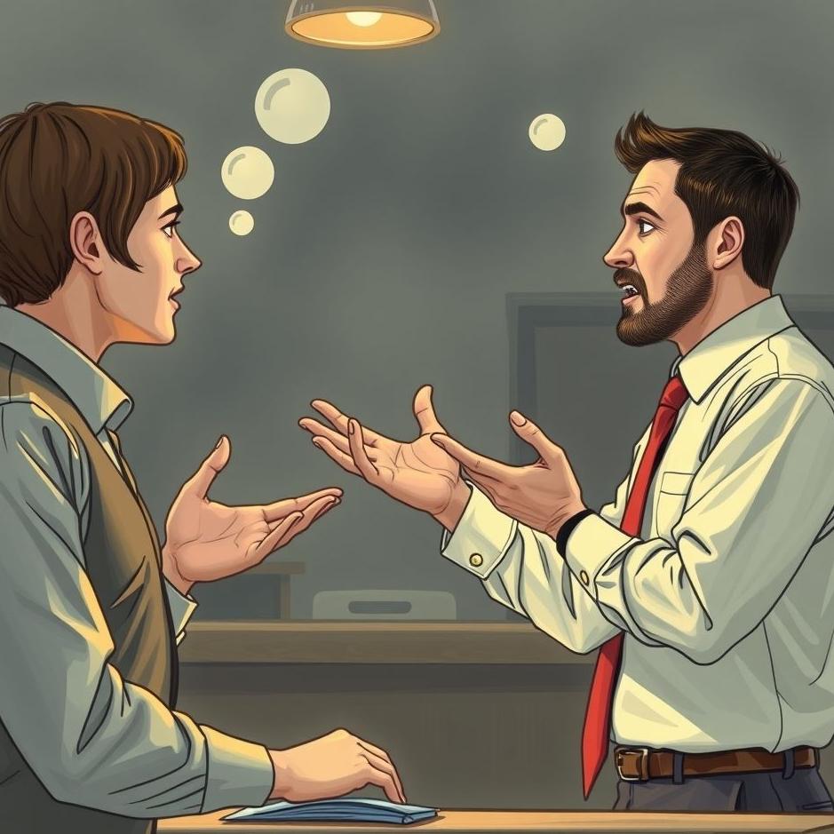 Dream : Arguing with the assistant manager in your dream