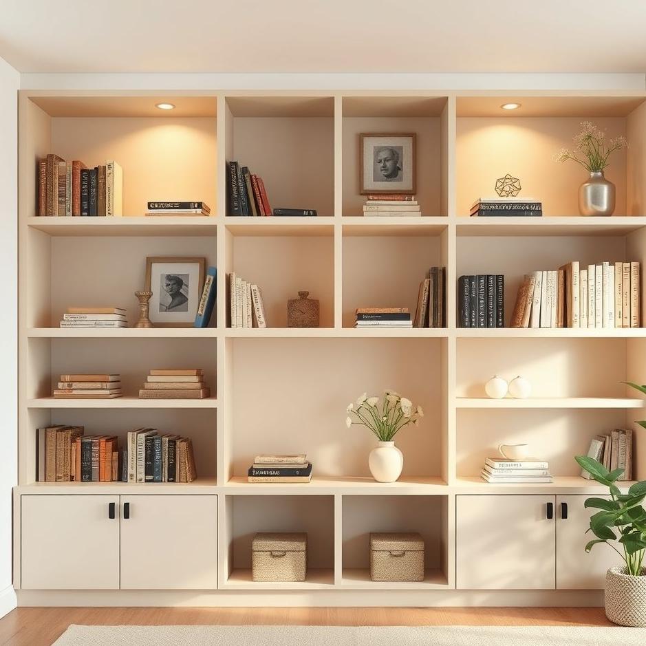 Dream : Arranging shelves in a dream