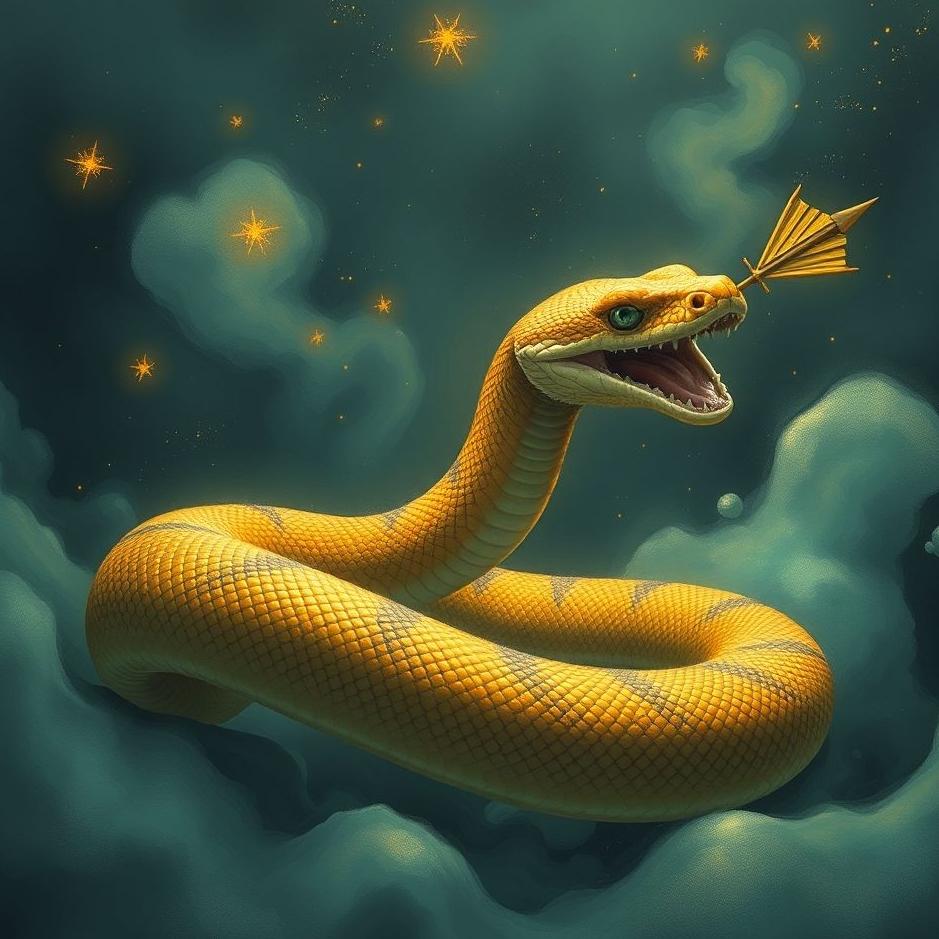 Dream : Arrow snake in a dream