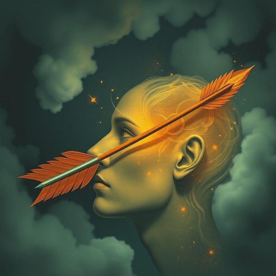 Dream : Arrow stuck in the head in a dream