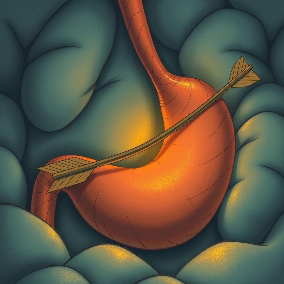 Dream : Arrow stuck in your stomach in a dream