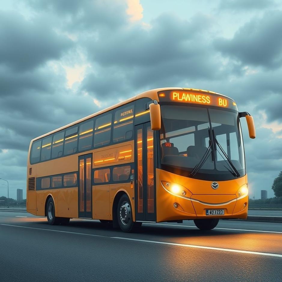 Dream : Articulated bus in a dream