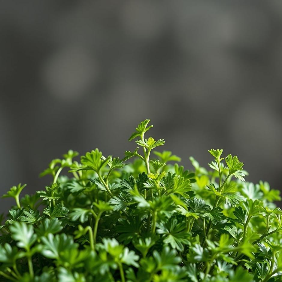 Dream : Arugula and parsley in a dream