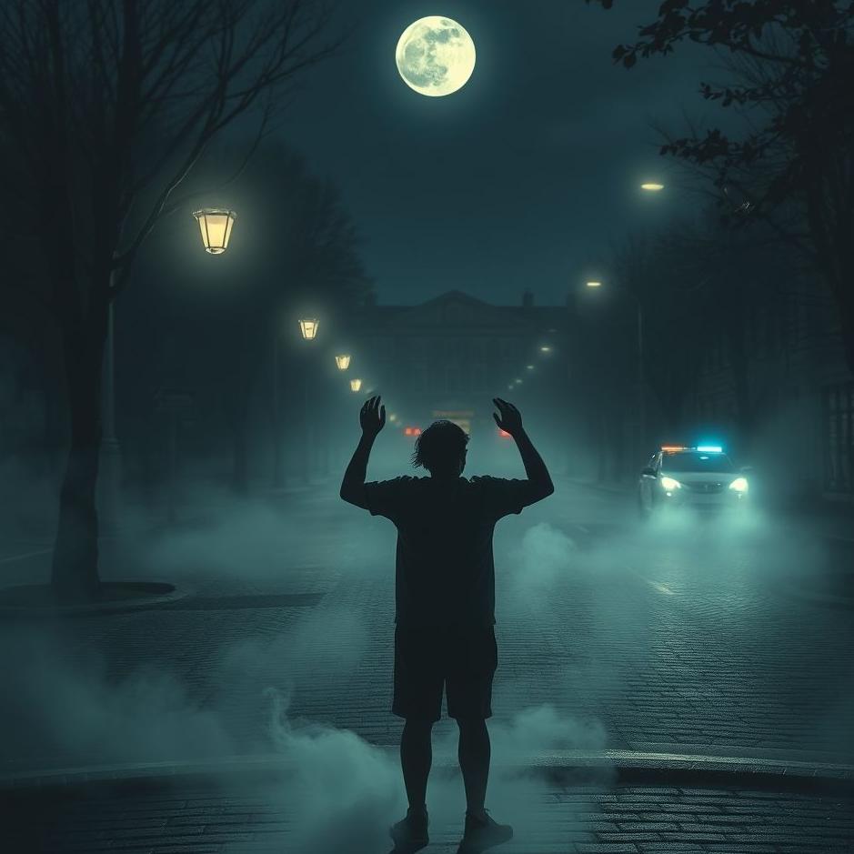 Dream : Asking help from police by crying in the dream