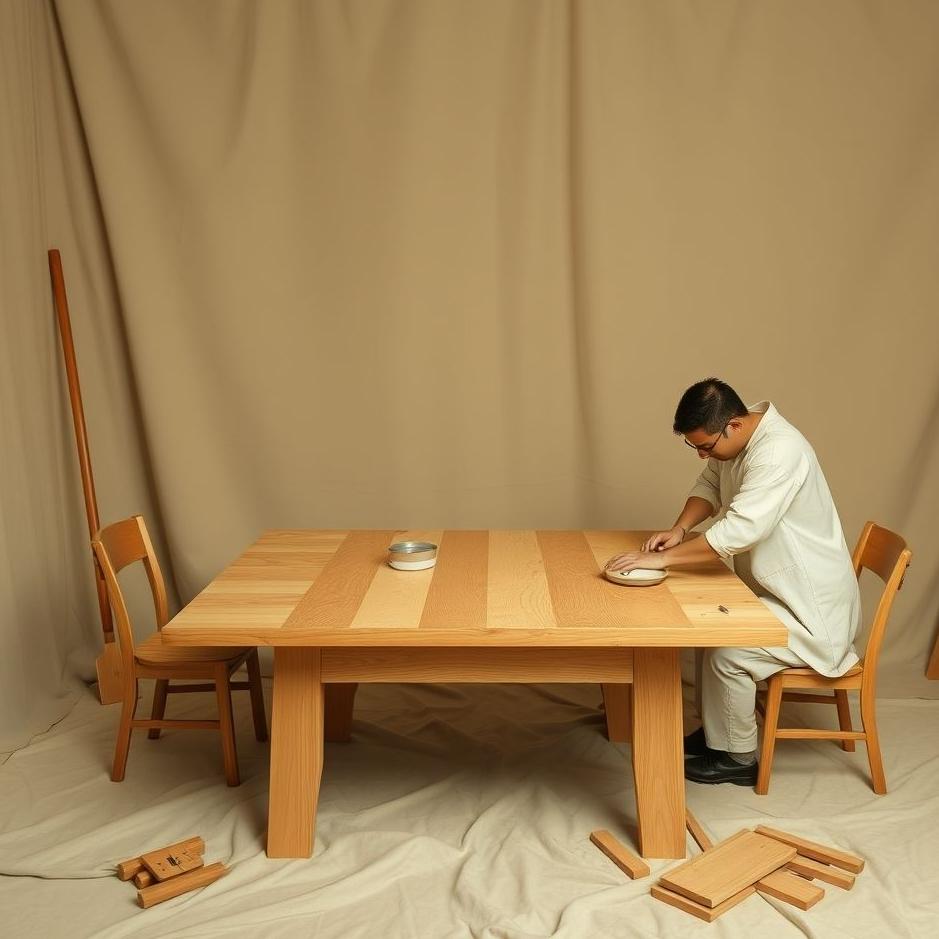 Dream : Assembling a table in a dream