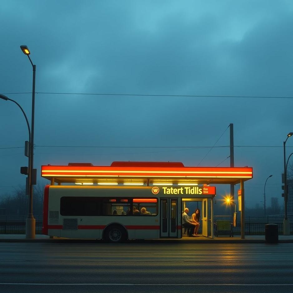 Dream : At a bus station in a dream