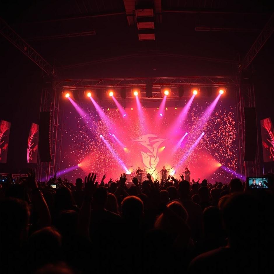 Dream : At a crowded concert in your dream