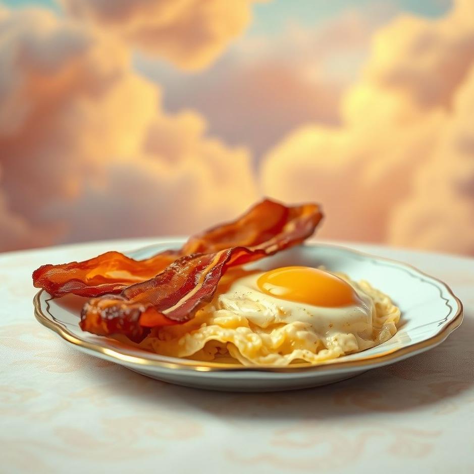 Dream : Bacon and eggs in a dream