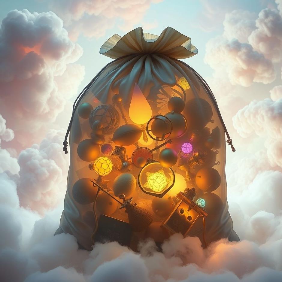 Dream : Bag full of things in a dream