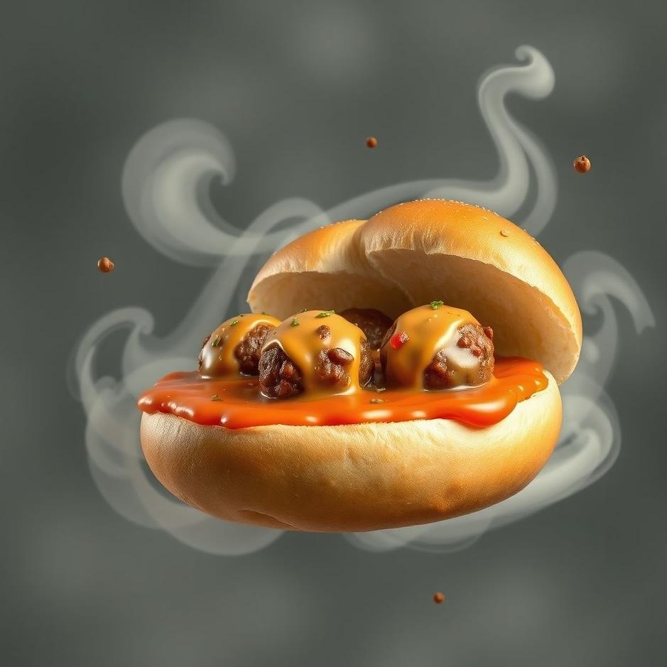 Dream : Bagel with meatballs in a dream