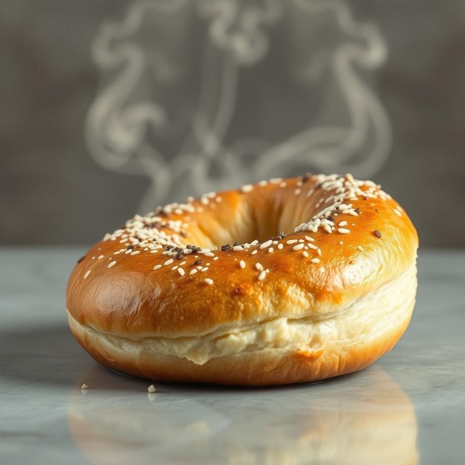 Dream : Bagel with pastry in a dream