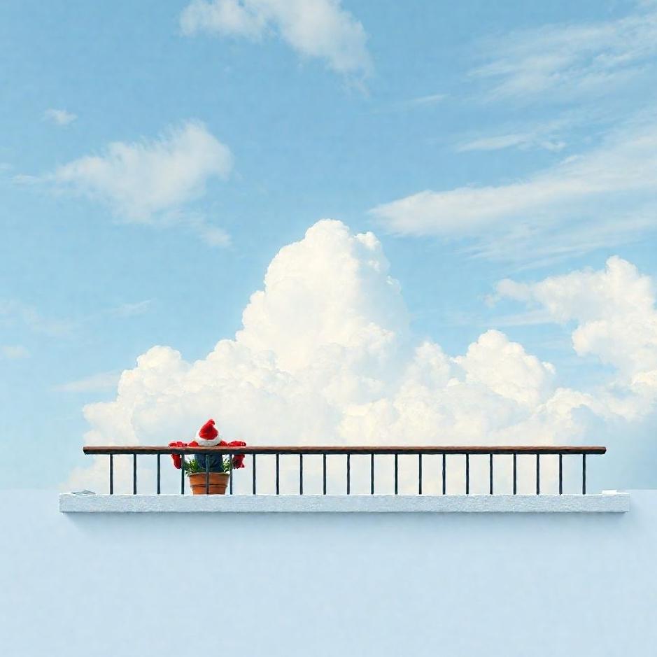 Dream : Balcony without a railing in a dream