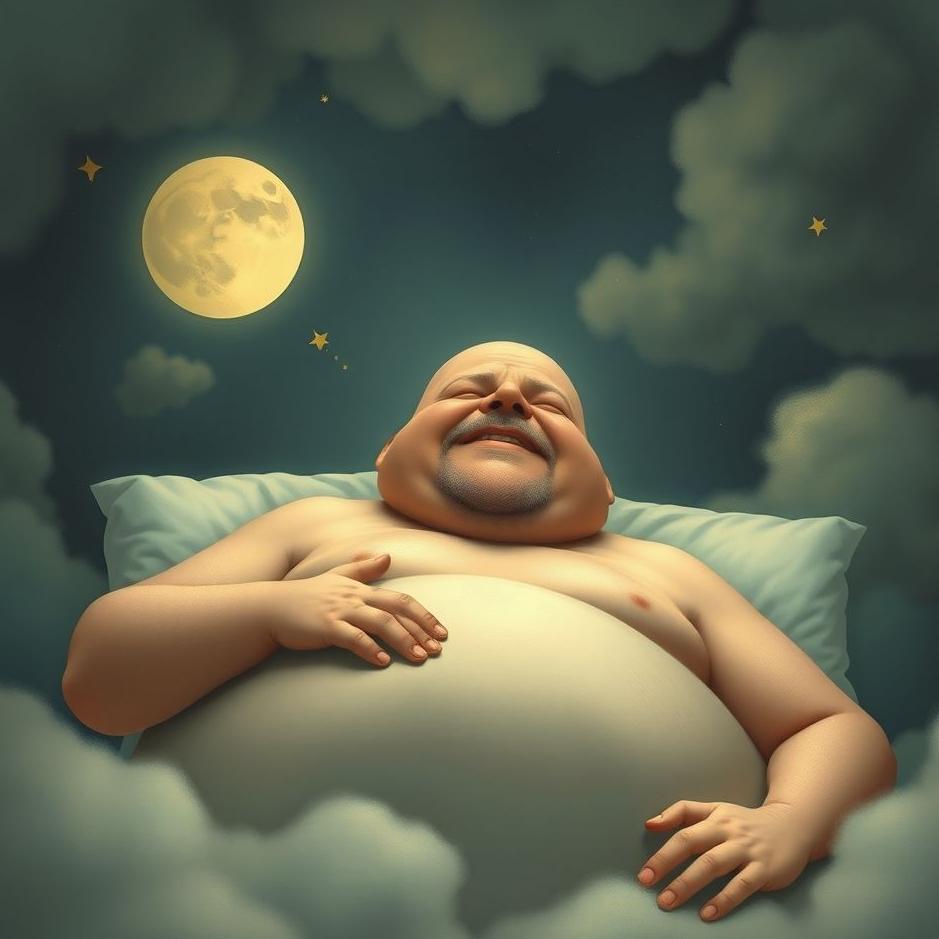 Dream : Bald fat man in a dream