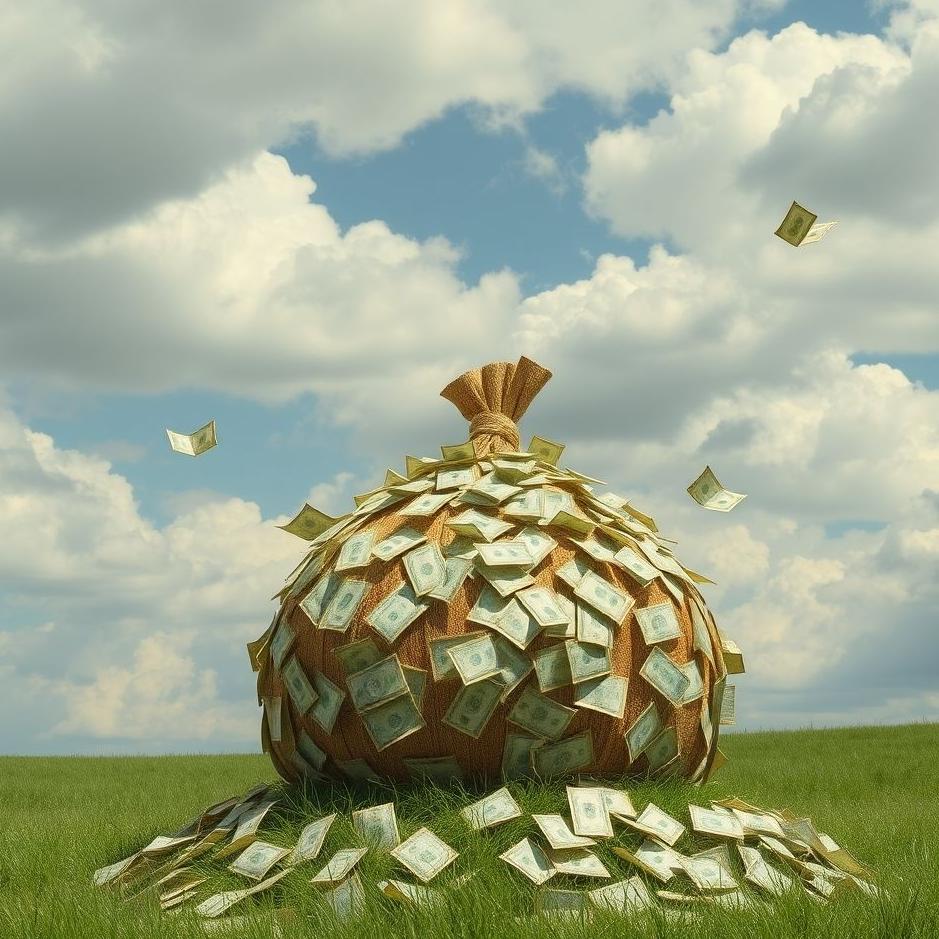 Dream : Bale of money in a dream