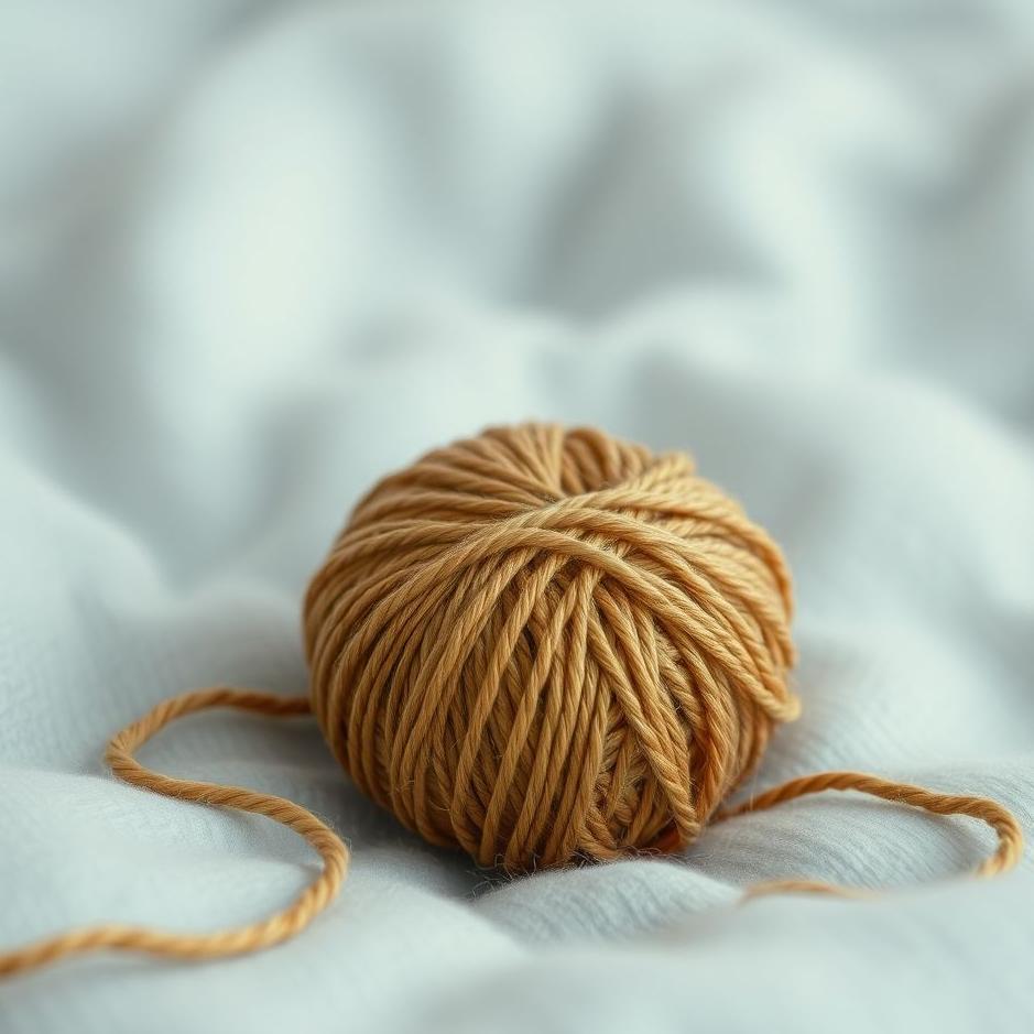 Dream : Ball of brown yarn in a dream