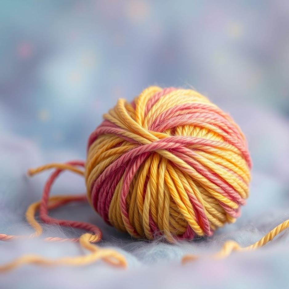 Dream : Ball of colored yarn in a dream