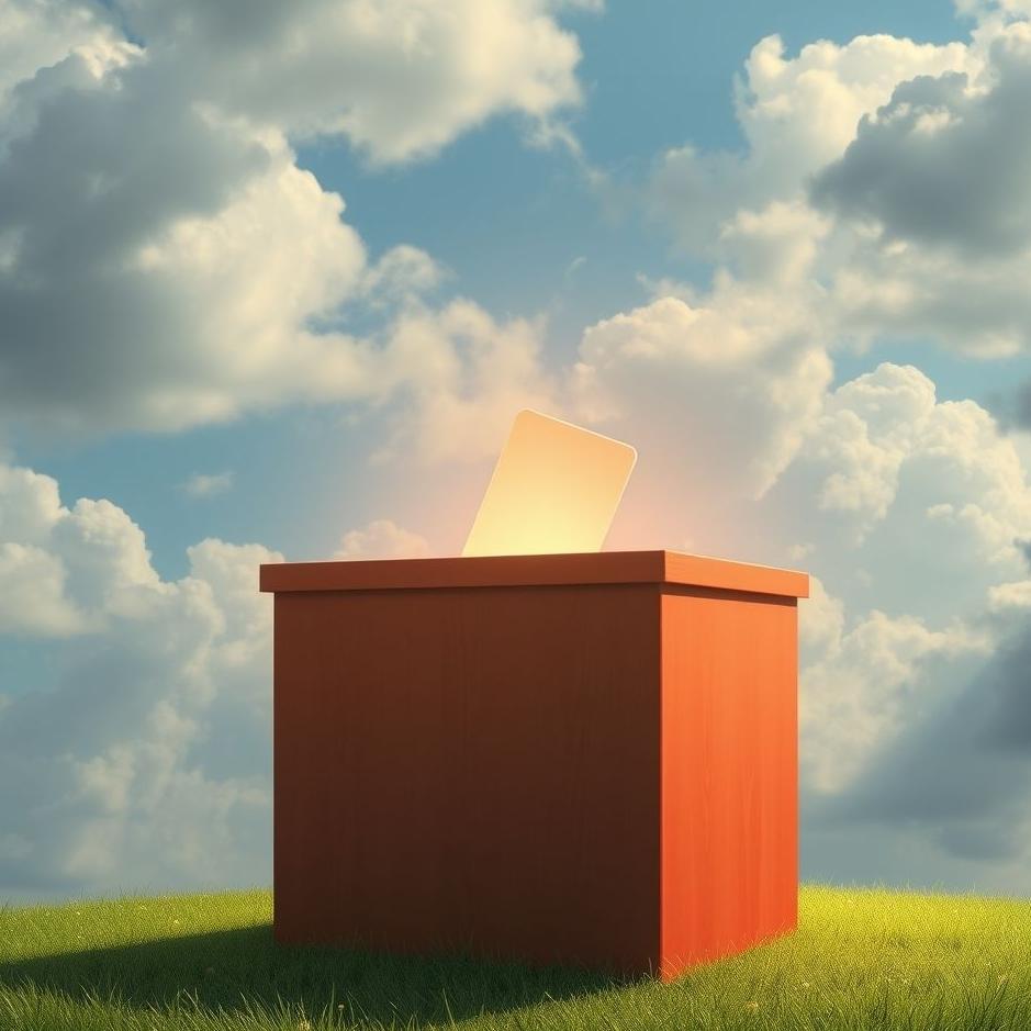 Dream : Ballot box opening in a dream